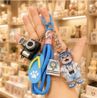 端午夏日掛件，單手展示